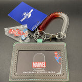 Amazing Spiderman ID Case W/ Stretchy Coil Wrist Cord With Hook Clasp