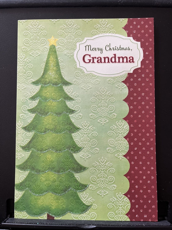 Merry Christmas, Grandma Greeting Card w/Envelope