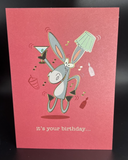 Birthday Greeting Card w/Envelope