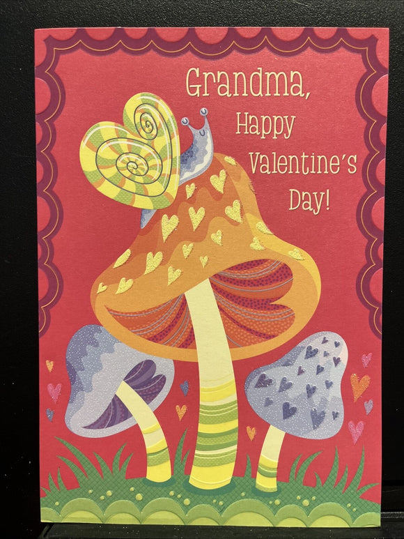 Happy Valentine's Day Grandma Greeting Card w/Envelope