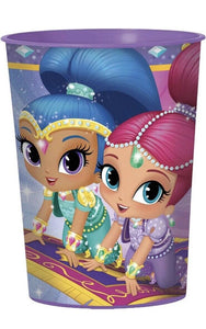 Shimmer & Shine Nick Jr Cartoon Kids Birthday Party Favor 16 oz. Plastic Cup