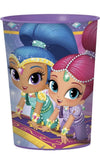 Shimmer & Shine Nick Jr Cartoon Kids Birthday Party Favor 16 oz. Plastic Cup