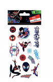 Marvel Comics Spider-Man Miles Morales 4-Sheet Variety Sticker Set Multi-Color