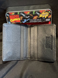 Marvel Comics Mens Leather 2 Fold Card Case w/Magnetic Closure In collectors Tin