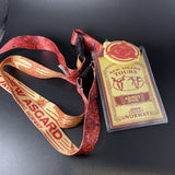 Marvel Thor Asgard Norway Tour Lanyard W/2” Rubber Logo Charm