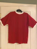 Yale Sportswear Adult Reversible Mesh Soccer Jersey Red/Black Crew Neck NEW