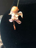 Pink Zoe Prayer Angel Orn by the Encore Group made by Russ Berrie NEW