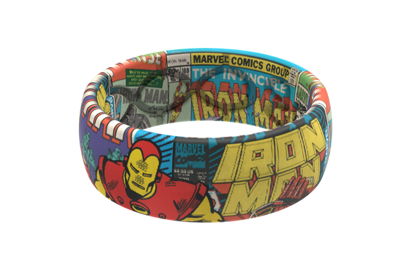 Groove Life Iron Man Classic Comic RING Size 10 Silicone NEW