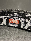 Buckle Down Marvel Avengers A Logo Weathered WAV049 Plastic Clip Dog Collar Sz L