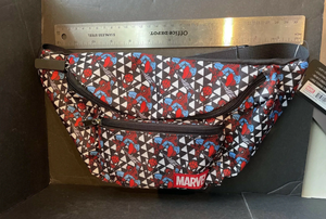 Marvel Spiderman Cross Body or Around Waist Fanny Pack Adjustable NWT