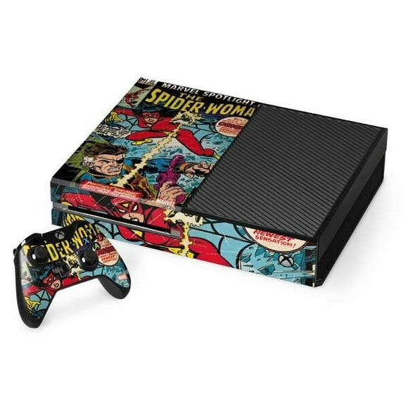 Spider-Woman Origins Xbox One Console & Controller Skin By Skinit  Marvel NEW