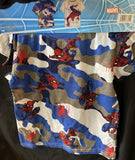 Marvel Spiderman Web Climb & Camouflage 2 Pack Kids Small (5) Tshirts