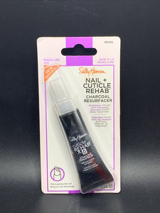 Sally Hansen Nail Cuticle Rehab Charcoal Resurfacer .4oz Exfoliator 46245. New