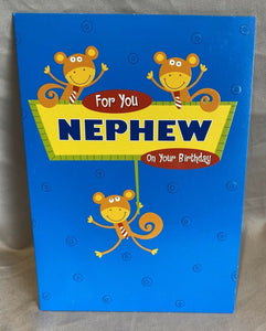 Nephew Birthday Greeting Card w/Envelope NEW