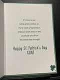 For Son on St. Patrick's Day Greeting Card w/Envelope
