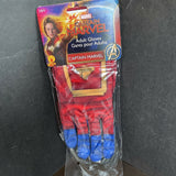 Rubies Captain Marvel ADULT Gloves Costume Accessory NEW