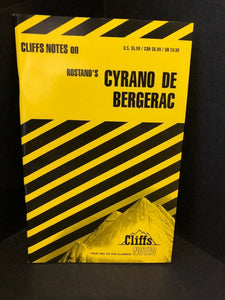 Cliffs Notes on Rostand's CYRANO DE BERGERAC Brand NEW