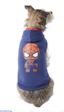 Spiderman Dog Shirt Hoodie Size Large