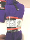 2 Pairs ALLESON ATHLETIC TEAM SOCKS Purple  SZ 10-13 Baseball NEW