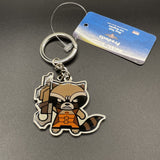 Buckle Down Marvel Guardians Of The Galaxy Angry Raccoon Metal Key Chain