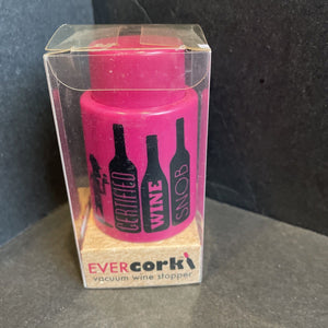 EVER CORK VACUUM WINE STOPPER “Certified Wine Snob”  WINE LOVERS GIFT