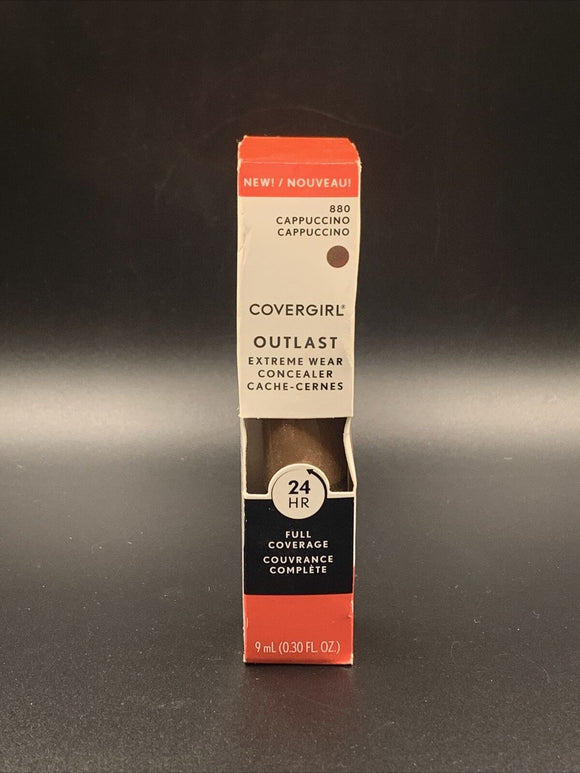 CoverGirl Outlast Extreme Wear Concealers Liquid 880 Cappuccino 0.30 Fl Oz