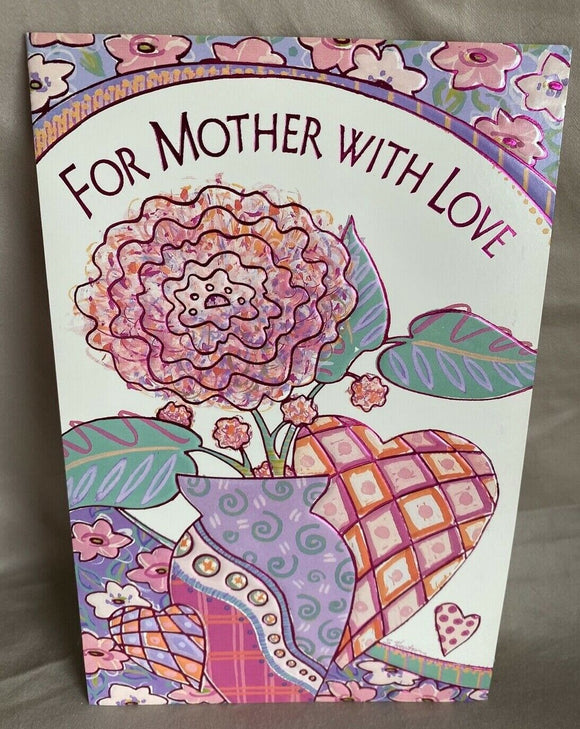 Mother Valentine’s Day Greeting Card w/Envelope NEW