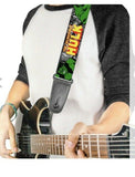 Marvel Incredible Hulk Action Poses Stacked Guitar Strap New