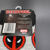 Marvel Deadpool Mens Novelty Socks 2 Pairs Sz 6-12