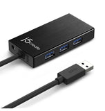 j5create USB 3.0 Gigabit Ethernet & 3-Port Hub