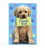 Party Pups Thank You Notes (8 Ct)