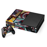 Captain America in Action Xbox One Console And Controller Skin By Skinit Marvel NEW