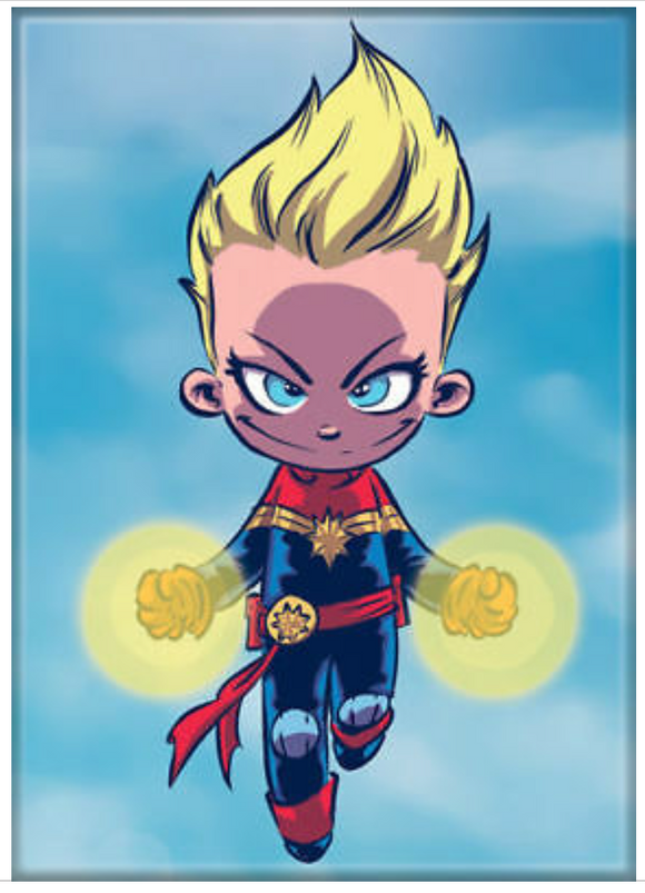 Captain Marvel by Skottie Young MAGNET 2 1/2
