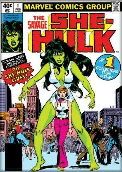 She Hulk Comic Cover  PHOTO MAGNET 2 1/2