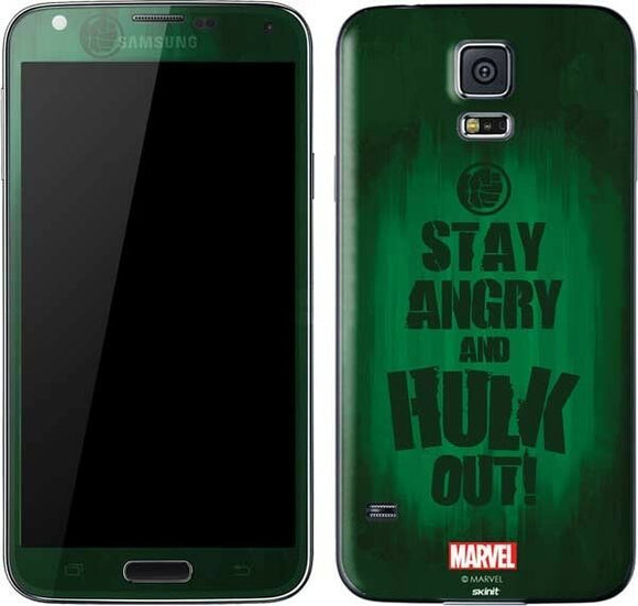 Stay Angry and Hulk Out Galaxy S5 Skinit Phone Skin MarvelNEW