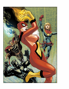 Marvel Avengers 32 Variant Spiderwoman At-A-Boy 2.5" x 3.5" Magnet
