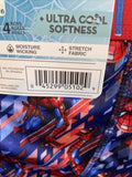 Marvel Spiderman Moisture Wick Boys Sz 8 Boxer Briefs 4prs