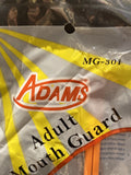 Adams Adult Mouth Guard - Good for all Sports - Lot of 3 - Orange Free Shipping