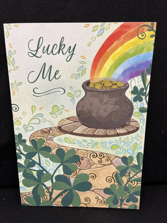 For Friend on St. Patrick's Day Greeting Card w/Envelope