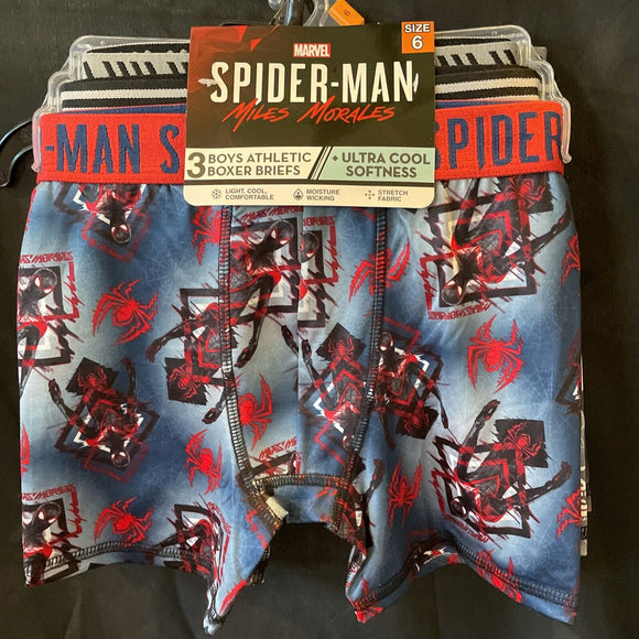 Marvel Spiderman Miles Morales Action & Logo Athletic Boxer Brief Boys –  The Odd Assortment