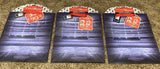 Lot Of 3 Official MLB Large GoGo Gift Bags W/ Built In Tissue Bloom NEW