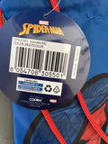 Marvel Spiderman Drawstring Bag 14”x11” Graphics On Both Sides