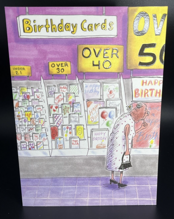 Getting Older Birthday Greeting Card w/Envelope