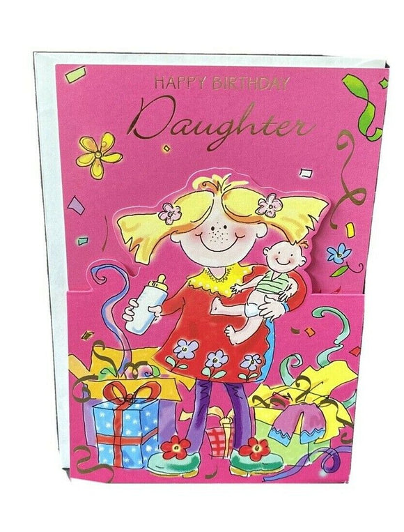 Happy Birthday Daughter Greeting Card w/Envelope NEW