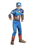 Jazwares CHILD Marvel CAPTAIN AMERICA QUALUX MD Size 8-10