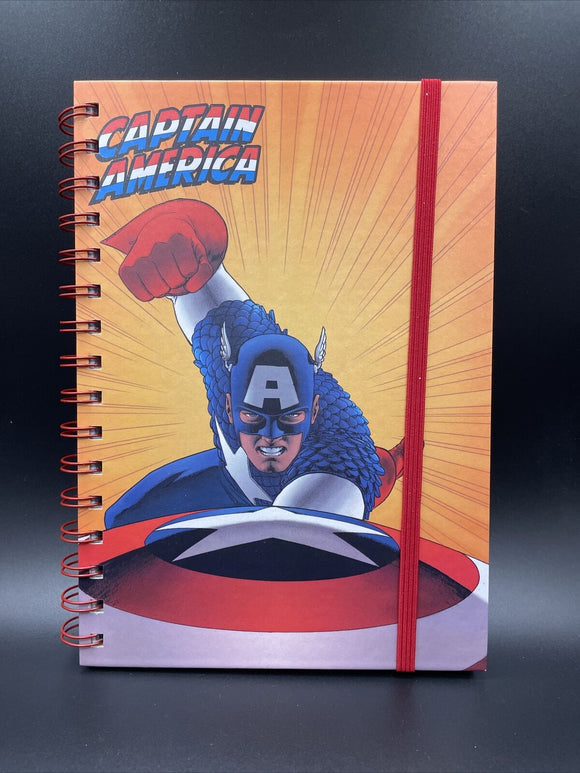 Marvel Captain America Wire Journal / Notebook 6.25