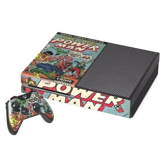 Luke Cage Circus Crimes Xbox One Console & Controller Skin By Skinit Marvel NEW