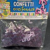 Baby Shower It's a Girl Confetti 1/2 oz Bag Girl Baby Shower Table Decorations