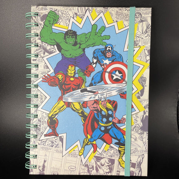 Marvel Comics Heroes Spiral Journal/ Notebook 6.25”x8.25”