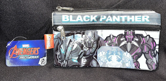 P Bag Marvel Avengers Black Panther 3 Compartment Pencil Case